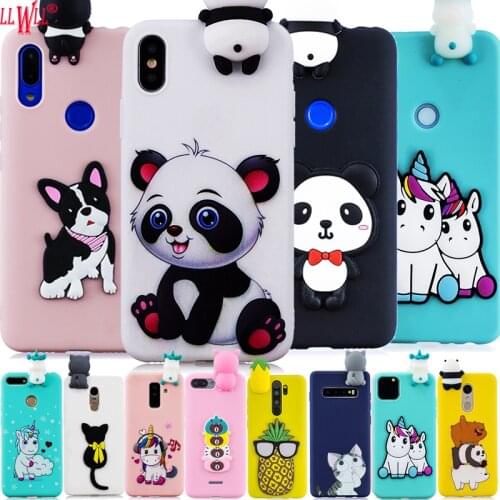 Candy Gel Color Cartoon Toys Case For Xiaomi Redmi 9A 9C 8A 7A 6A 5A Redmi Note 5 6 7 8 8T 9 s 9s 10s 10 Pro Max Silicone Cover