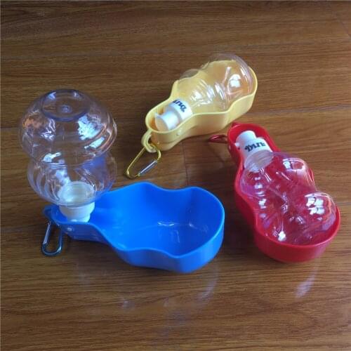 Foldable Plastic Pet Dog Water Bottle For Dogs Cats Travel Puppy Drinking Bowl Cup Outdoor Pets Water Feeder Dispenser Kettle