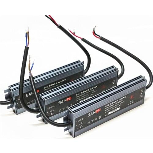 DC 12V 24V High-quality LED Lighting Transformers IP67 Waterproof AC100-240V LED Driver Power Supply Adapter For LED Strip Light