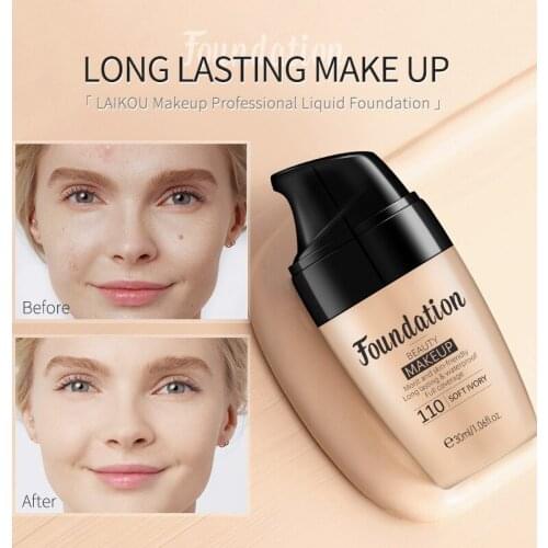 Liquid foundation 30ml moisturizing concealer natural makeup foundation cream BB cream cosmetics primer makeup face makeup