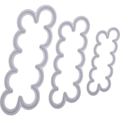 1pcs 3D Rose Petal Flower Shaped Cutter Maker Elegant Cake Mould Fondant Cake Decorating Mould Sugar Craft Mould DIY Tools