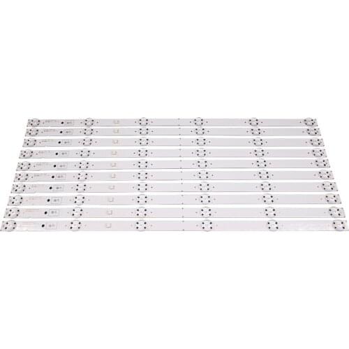 10PCS New Original LED Backlight Strip For SONY KD-55XF7003 DRT L_R04_171128 KD-55XF7073 KD-55XF7096 6LED*3V 530mm
