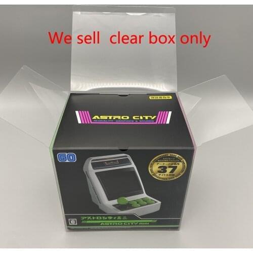 10pcs PET Transparent display box for Sega Astro City Mini arcade machine for SEGA MINI arcade machine storage collection box