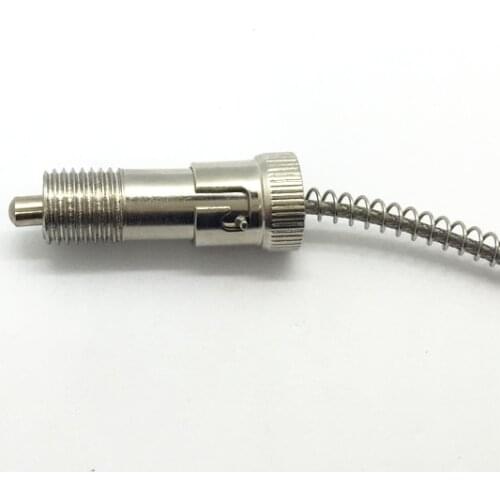 Free shipping 10pc M12 Spring type rtd pt100 temperature sensor Spring Temperature sensor Shielding Cable 5M pt100 sensor