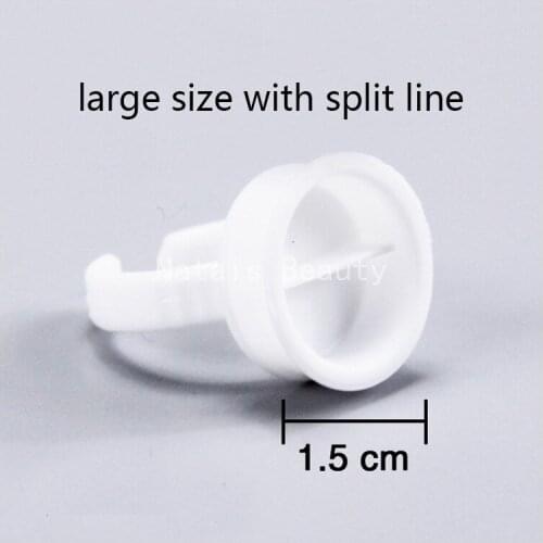 500pcs Hot Sale Disposable Glue Holder Ring Pallet for Eyelash Extension Tattoo Pigment Wholesale