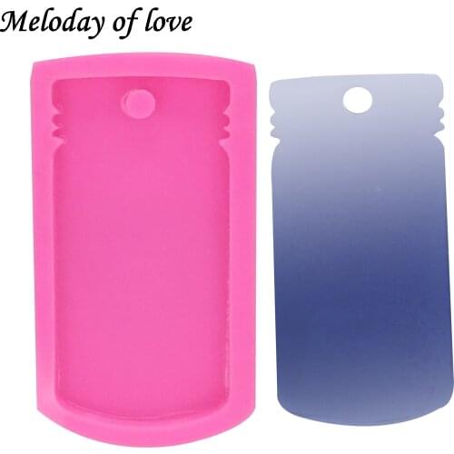 Shiny Jar bottle shape Clay DIY molds Resin Clay Mold silicone mold for key chain glossy finish DY0052