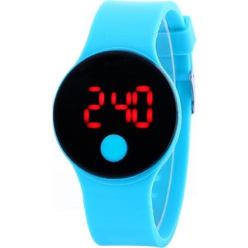 Childrens Watches Students LED Digital Sport Watch for Boys Girls Unisex Electronic Silicone Bracelet Wristwatch Reloj Mujer