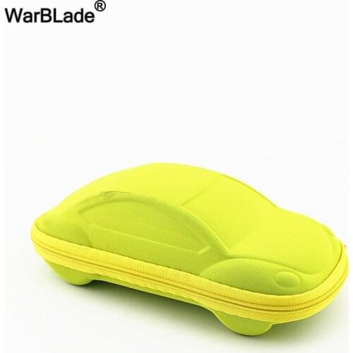 Children Car Glasses Case Cute Car Shaped Box Strage Bag Cases Kids Sunglasses Cases Automobile Styling Box
