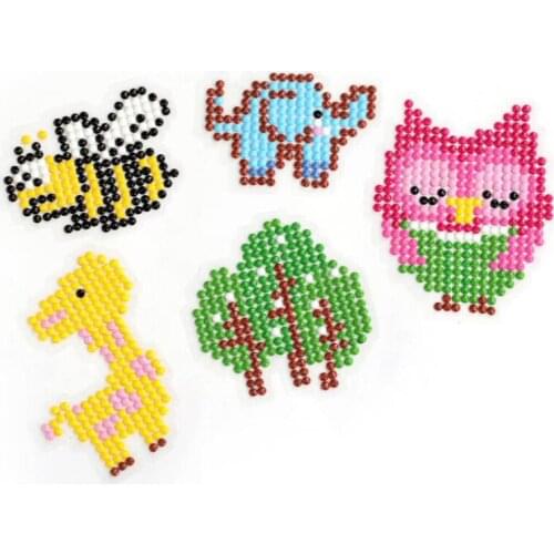 DIY Patterns Diamond Embroidery Owl Diamond Painting For Children Round Diamond Sticker Double Sided Stickers Christmas Kit