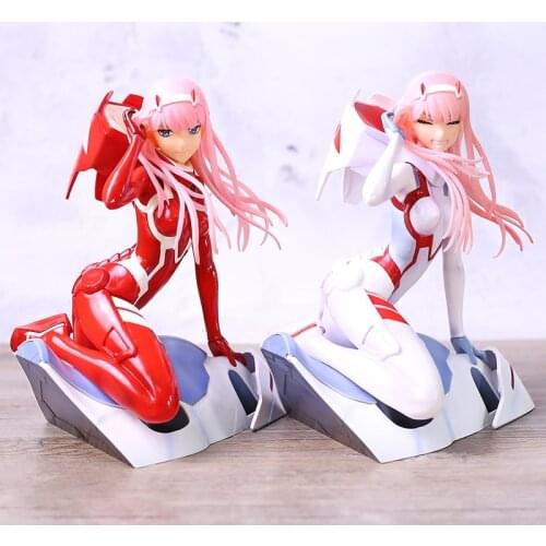 Anime Figure Darling in the FRANXX Figure Zero Two 02 Red/White Clothes Sexy Girls PVC Action Figures Toy Collectible Model