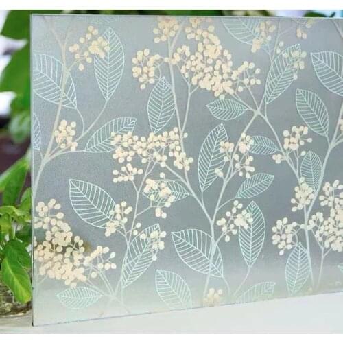 Ginkgo Tree Privacy Glass Film Sticker Window Film Bathroom Toilet Anti-light Window Sticker Translucent And Opaque