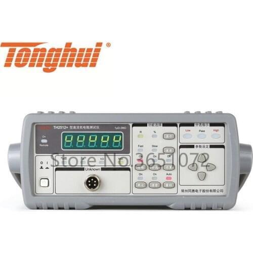 TH2512+ DC Low Resistance Meter with 1uΩ~1.999MΩ Measuring Range (TH2512 Upgraded) Add MODEBUS Protocol
