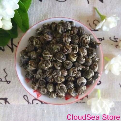 China High Mountain Jasmine Dragons Pearl Flower tea Natural Organic Pearl Green Tea toy