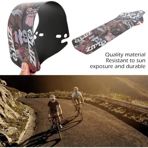 2021 1PC Bicycle Fenders MTB Road Bike Colorful Pattern Short Long Fender Mudguards Mud Removal Mountain mtb accessoires