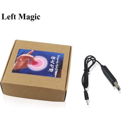 Fingertip Flying Card (Electric Version) Magic Tricks Floating Poker Cards Props Ufo Card Mentalism Close Up Stage Magic