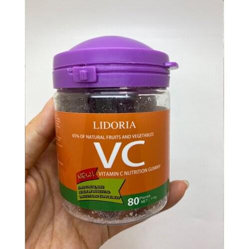 LIDORIA110g Orange Strawberry Fruity Net Red Fruity VC Candy Non-stick Teeth Childrens Candy