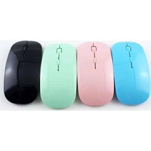 Wireless Mouse Office Computer Mouse Portable Slim Mouse 1600 DPI 2.4G Receiver Laptop Mouse Easy To Carry Optical Mouse