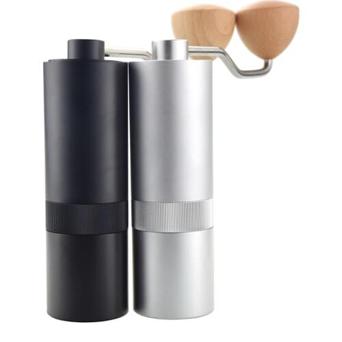 New High Quality Aluminum Manual Coffee Grinder 25g Portable Coffee Grinder Plastic for V60 Single Coffee