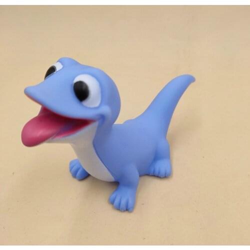 Disney New Cute Blue Salamanders Vinyl Doll Toys Cute Soft Lizard Action Anime Figure Christmas Gifts for Kids