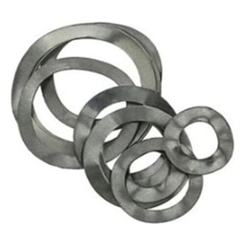 10/50Pcs 304 Stainless Steel Three Wave Washers Spring Washer M3 M4 M5 M6 M8 M10 M12 M14 M16 M19 M23 M25 M27 M31 M39 M41