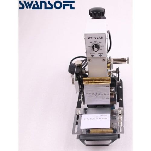 SWANSOFT 220V/110V Manual Gold Hot Foil Stamping Machine Tipper Machine,Card Tipper for PVC Card