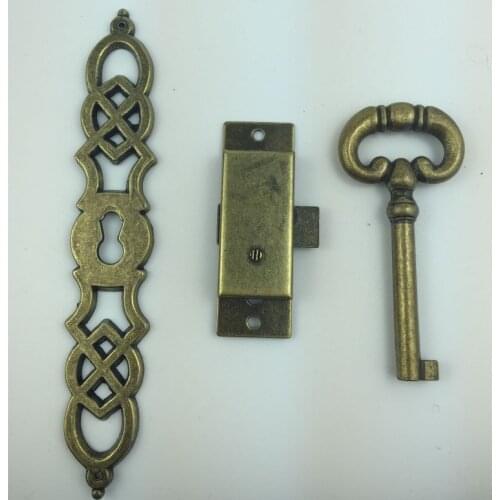 High Quality Grandfather Clock Mechanical Door Key Old Fashioned Clock Antique Copper Lock Cylinder Vigilia Forcia Clocks EB5PJ