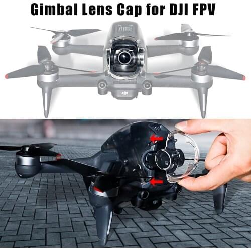 High Transparent Lens Cap For DJI FPV Combo Drone Camera Gimbal Protector Anti-Scratch Dust-Proof Cover For DJI FPV Accessories