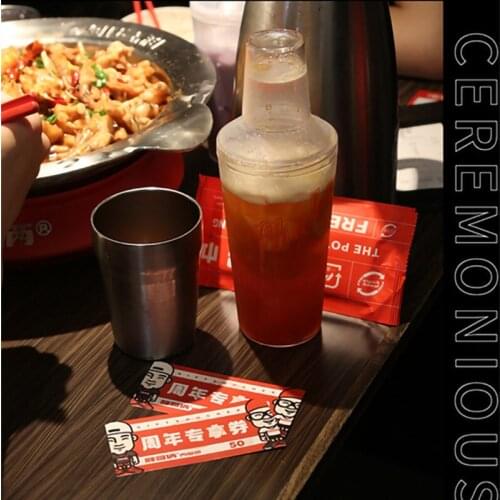 10pcs High quality transparent hard plastic bottles 560ml thick yogurt beverage cup creative milk tea cup packaging party cups