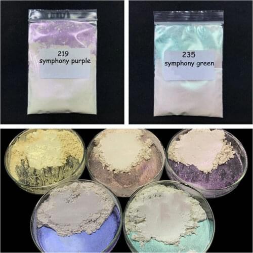 100g Pearlescent Pigment White Symphony Mermaid Powder Make UP Eyeshadow Paint Soap Dye Soap Pigment Mica Powder Nail glitter