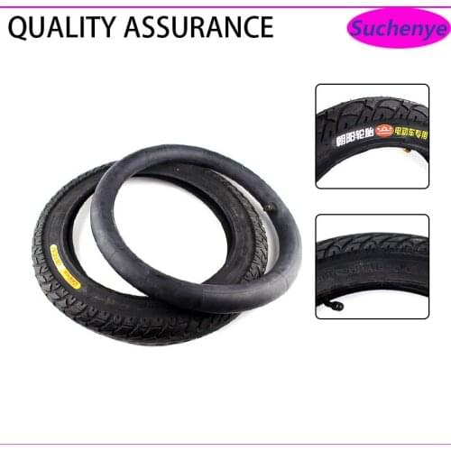 16 inch 16x2.50 (62-305) Tire Tube and Outer Tire For Electric Bikes (e-bikes) Kids Bikes Small BMX and Scooters 16*2.5 Tyre