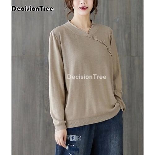 2021 woman chinese traditional clothing elegant qipao shirts ancient chinese cheongsam womens sweater cheongsam top pullover