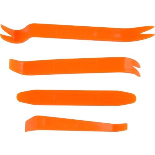 4 PCs Set of pullers for removal of pistons, clips, panels, car plating, car plating remover, hand Tool