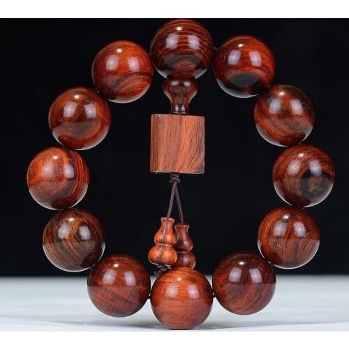 AURAREIKI Dalbergia Rosary Buddhism Beads Bracelet Amulet Hand String Jewelry Bracelet For Men Women Jewelry Gift For Couples