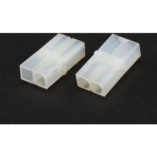 Free shipping 20pc Female 6.2MM housing pitch 6.2mm 2PIN Female connector