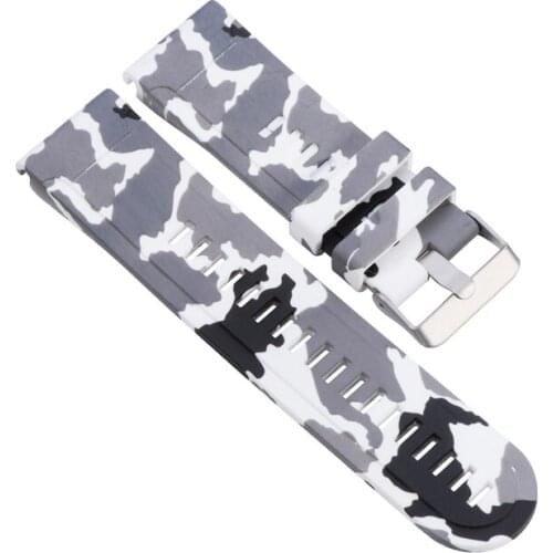 Silicon Watch band Stainless Steel Bracelet Strap For Garmin Fenix 5X/5X Plus/Fenix 3/3 HR/D2/Descent Mk1 GPS Smart Watch belt