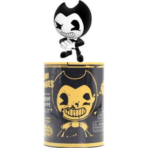 Horror Game Bendy Ink Machine Toys - Ink Slime with Mystery Figure Head assorted Blind Jar Random 1 pcs