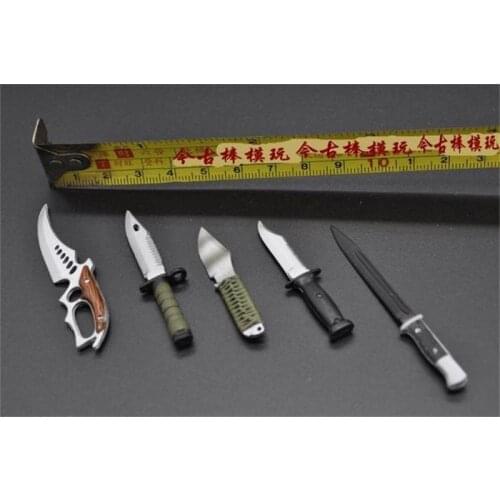 Hot Sales 1/6th World Classic Dagger Knife Special Army Soldier M9 Tactical Model For Usual Doll Figures