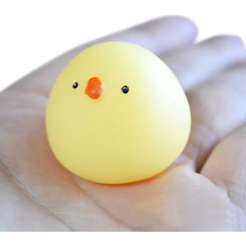Stress Reliever Toys Mini Squishy Cute Yellow Chicks Squeeze Abreact Fun Joke Gift Rising Toys Kids Adult Decompression Toy