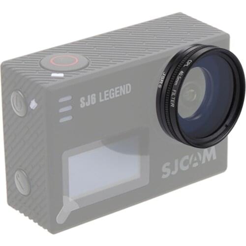 JSR-2056 4 in 1 40.5mm UV + CPL Lens Filter Kits with Ring Adapter + Lens Cover for SJCAM SJ6