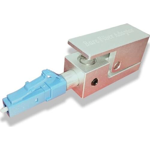 Jyttek Metal Square Silver Type LC Bare Fiber Optic Adapter
