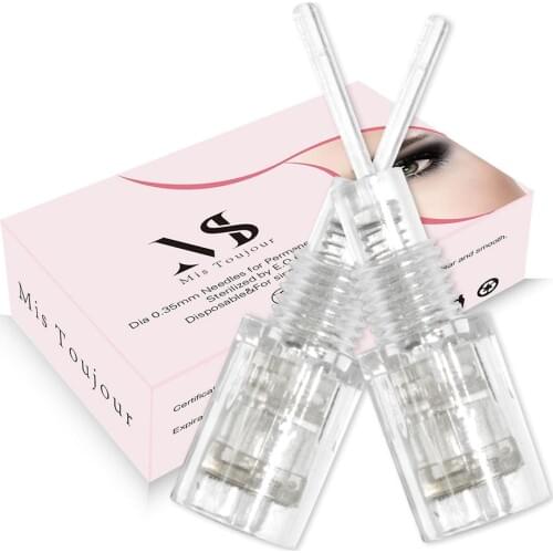 15PCS Round Nano Needle Cartridges For Mesotherapy Anti Aging Facial Cosmetic Needling Micropigmentation Machine Pen BB Grow Up