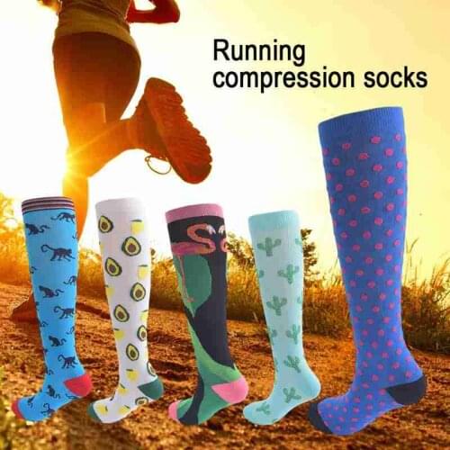 Compression Stockings Mens And Womens Outdoor Long Tube Compression Stockings Sports Running Compression Stockings