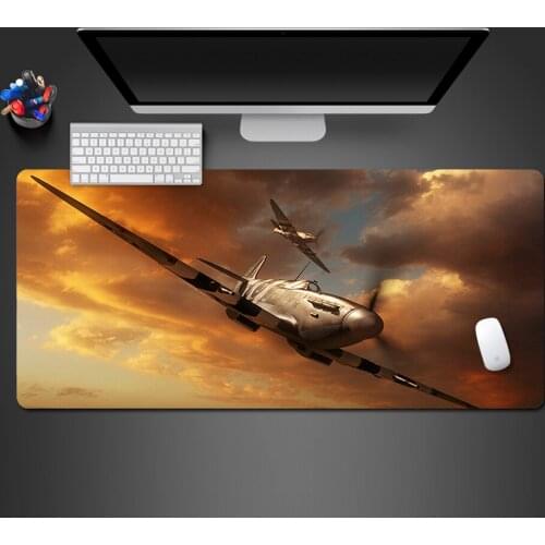 An Air-fighter Mouse Pad That Is Suitable For Gamers It Is An Anti-skid Game Mats With High Quality Lockedge Computer Mousepad