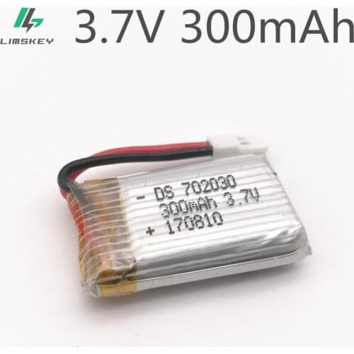 3.7V 300mAH Lipo Battery For E55 FQ777 FQ17W Hubsan H107 Syma X11C Udi U816 U830 RC helicopter 3.7V 300 mAH MX2.0 plug