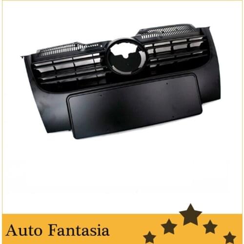 Matt Black Front Center Grille for Volkswagen Jetta MK5 - Free Shipping