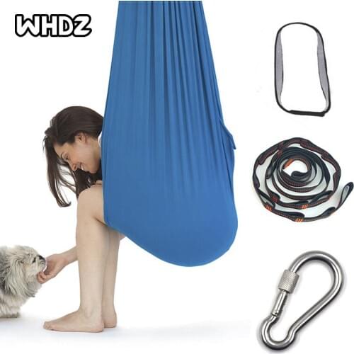 Kids Cotton Swing Hammock for Autism ADHD ADD Therapy Cuddle Up Sensory Child Therapy Elastic Parcel Steady Seat Swing chairtoy