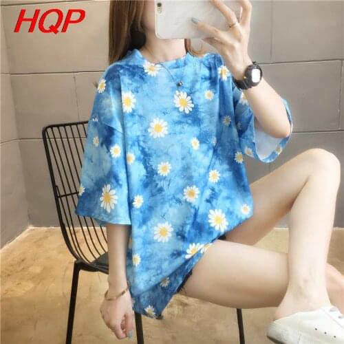 Couples wear Korean loose half-sleeved net red top ins super a short-sleeved T-shirt fashion summer short-sleeved