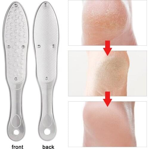 Professional Sunflower Stainless Steel Calluse Remover Pedicure File Dead Skin Remover Pedicure Scrubber Foot Rasp Exfoliating