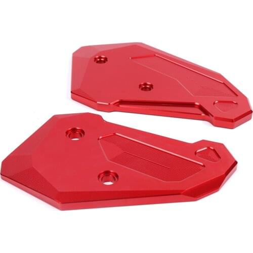 Motorcycle CNC Aluminum Alloy Foot Rests Footrest Pedal Guard Protector Cover For Yamaha MT07 MT 07 FZ07 MT-07 2014-2017