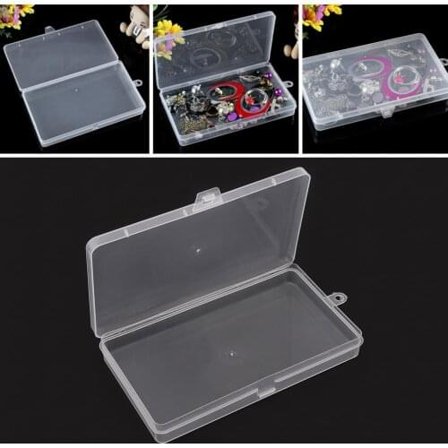 Rectangle Transparent Multipurpose Organizer Container Storage Box Fit for Household Daily / Cosmetic / Jewelry / Tool Parts